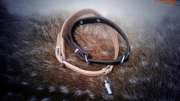 Akah Leather Hunting Dog Collar (Classic)