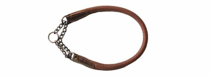 Akah Moose Leather Collar (Half Choke)