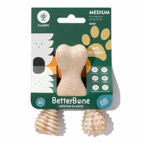 BetterBone | Dog Chew Toy | Medium Durability for Everyday Chewers - Classic Hypoallergenic Flavour