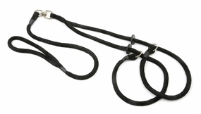 Braided Brace Slip Lead for 2 dogs