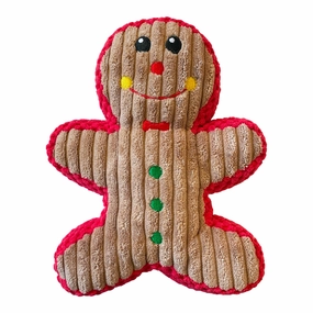 Christmas Gingerbread Man | Festive Dog Toy by Happy Pet