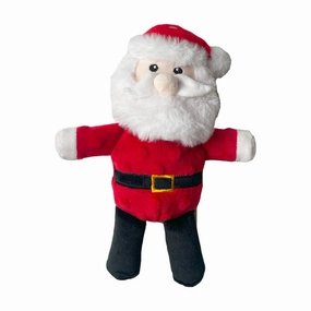 Cuddly Festive Santa | Plush Christmas Dog Toy by Happy Pet