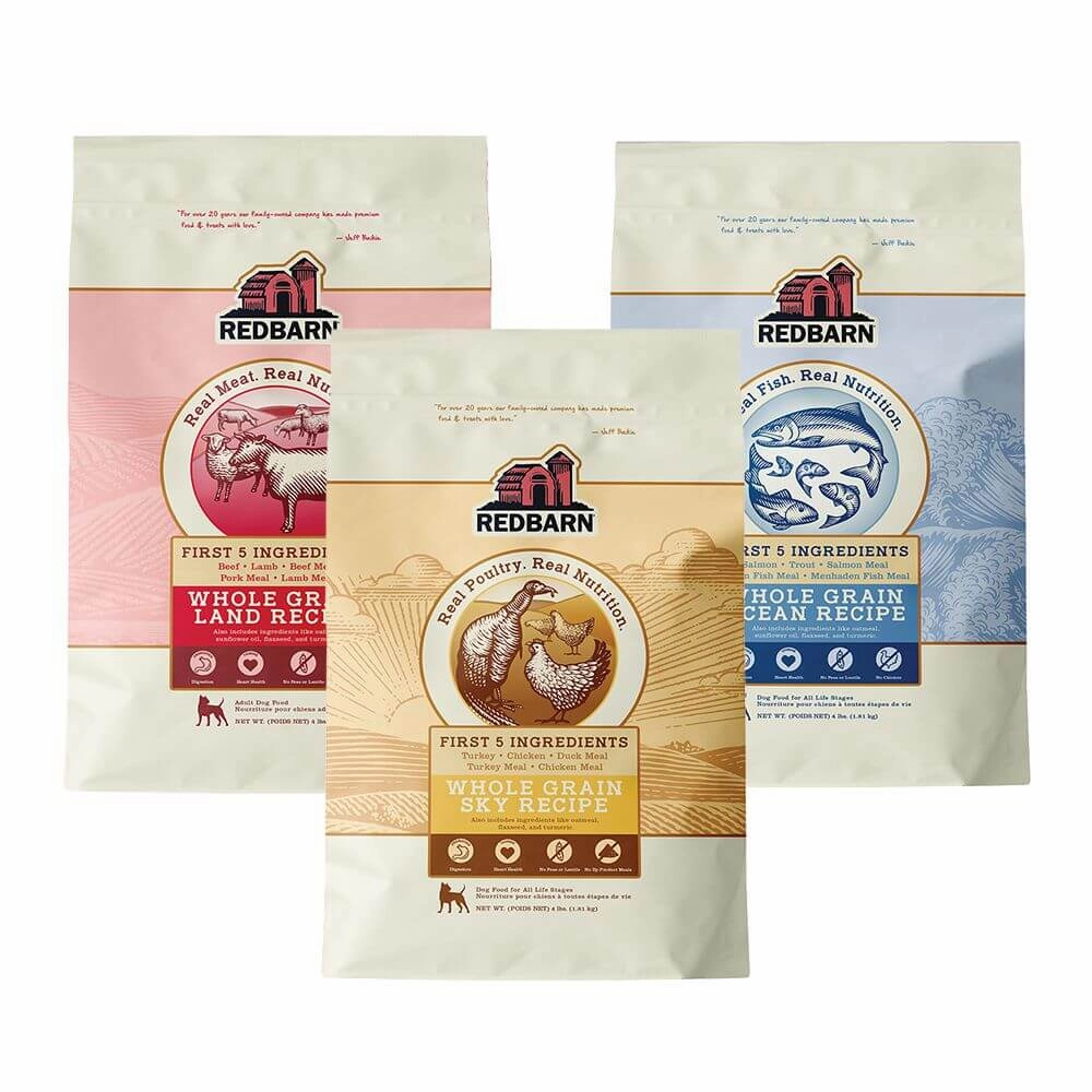 First-Five Kibble Whole Grain Dry Dog Food Variety 3-Pack - 4lb bags