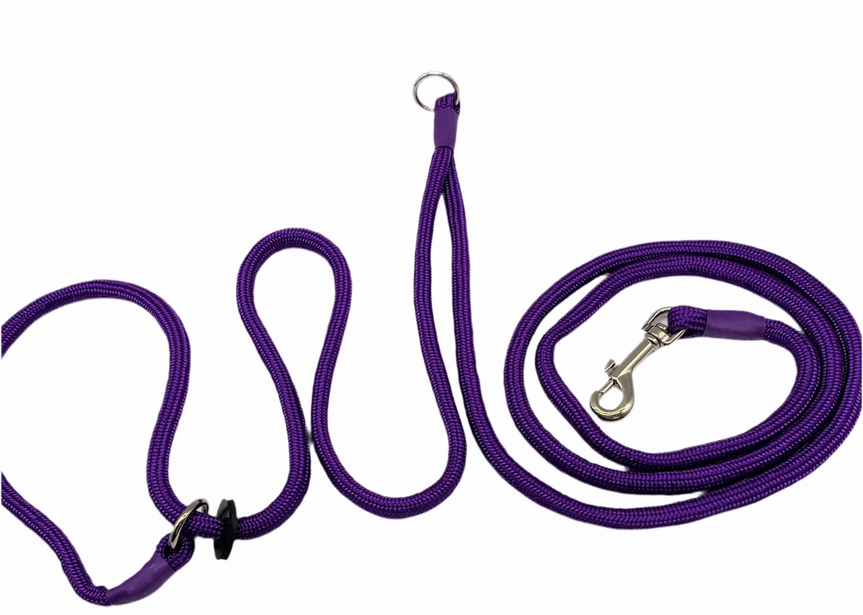 Hands-Free Training Dog Slip Leads (Jaeger) for smaller dogs 6mm