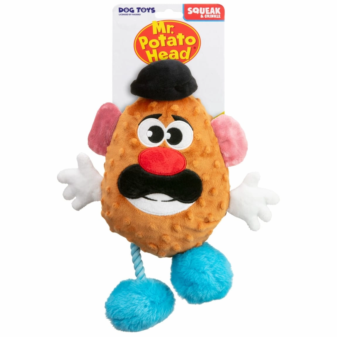 Hasbro | Squeak & Crinkle Dog Toy | Mr Potato Head