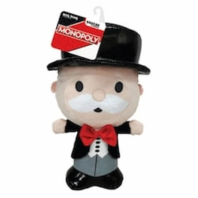 Hasbro | Squeak & Crinkle Rope Dog Toy | Mr Monopoly