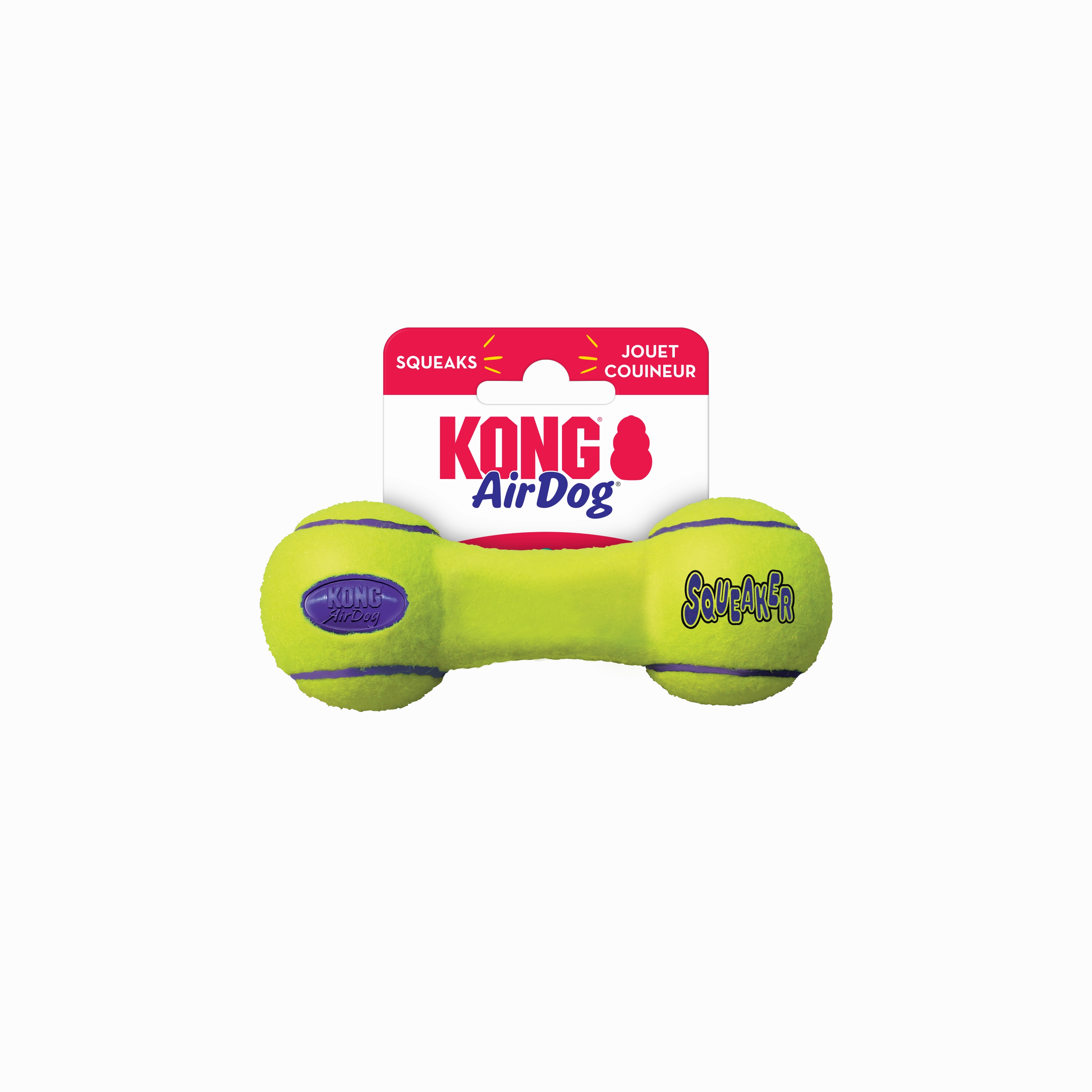 KONG | Airdog Squeaker Dumbell | Active Dog Fetch Toy