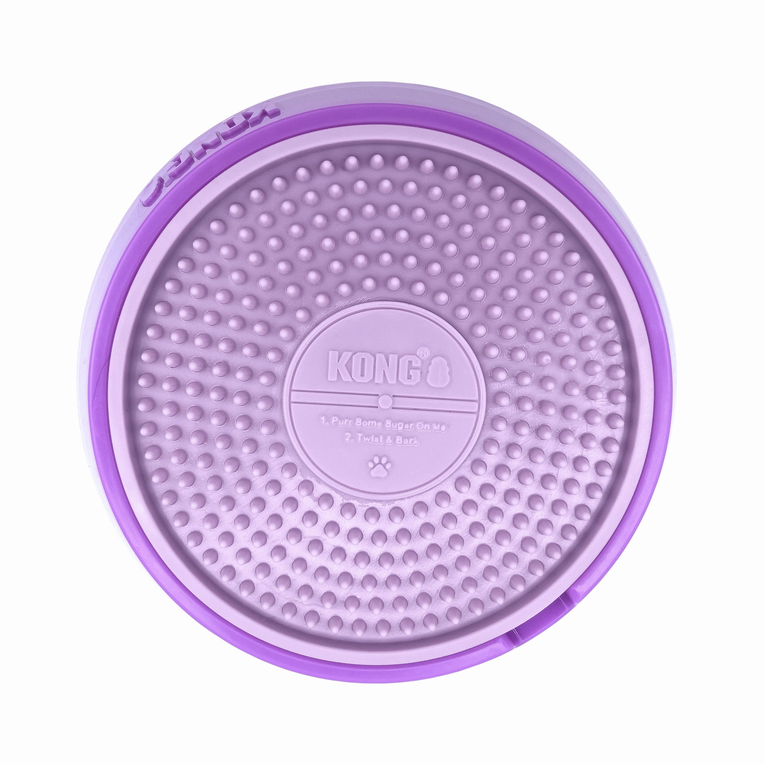 KONG | Dog or Cat Enrichment Food Puzzle Toy | Licks Spinz Bowl
