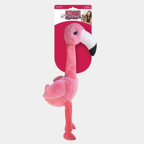 KONG | Shakers Honkers Flamingo | Pink Plush Dog Toy