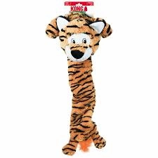 KONG Stretchezz | Big Dog Plush Toy | Jumbo Tiger -  X-Large