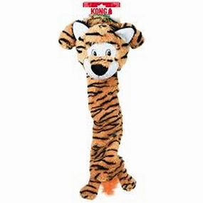 KONG Stretchezz | Big Dog Plush Toy | Jumbo Tiger -  X-Large