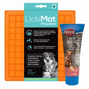 LickiMat Classic Playdate & Trixie Bacon P???t??