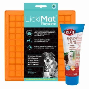LickiMat Classic Playdate & Trixie Beef P???t??