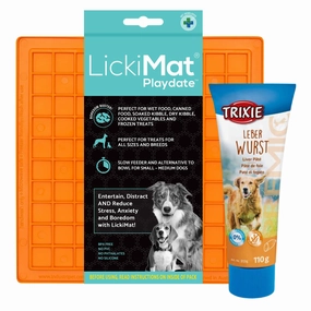 LickiMat Classic Playdate & Trixie Liver P???t??