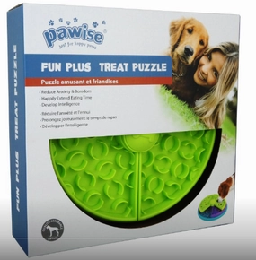 Pawise | Dog Enrichment Toy | Triple Layer Treat Puzzle & Slow Feeder