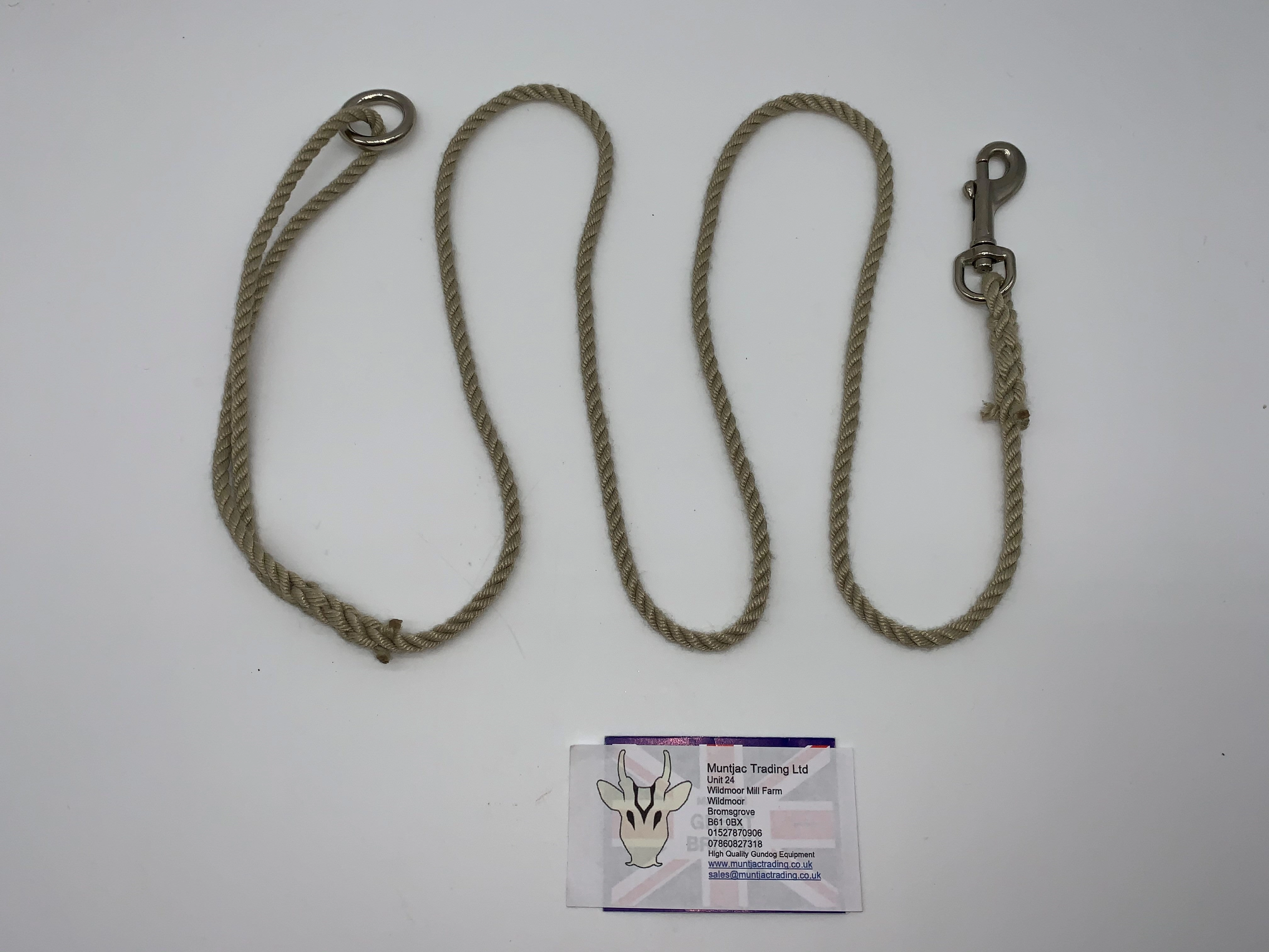 Rope Clip Gun Dog Lead