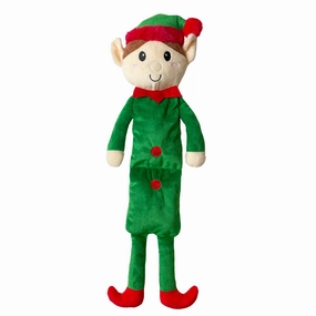 Squeaky Elf | Soft Christmas Dog Toy by Happy Pet