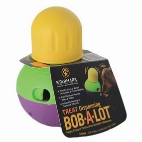 Starmark | Interactive Dog Treat Dispenser Toy | Bob-a-Lot