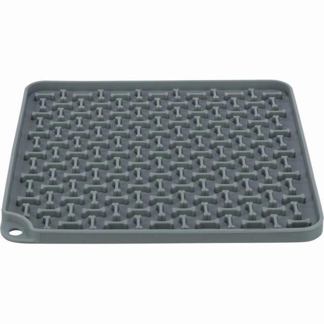Trixie | Dog Enrichment Activity Toy | Dark Grey Lick 'n' Snack Mat