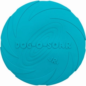 Trixie | Dog Sports Toy | Natural Rubber Disc Frisbee Roller
